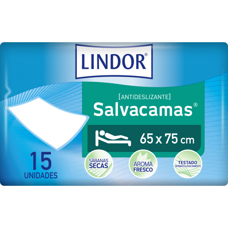 LINDOR SALVACAMAS 65X75CM 15U