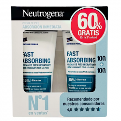 NEUTROGENA CREMA PIES ABSORCIÓN INMEDIATA PACK 2x100ML