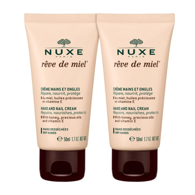 NUXE REVE DE MIEL PACK CREMA DE MANOS Y UÑAS 2x50ML