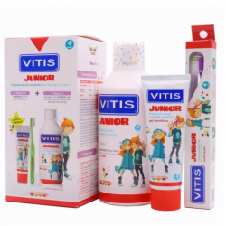 VITIS PACK JUNIOR COLUTORIO Y CEPILLO + GEL DENTIFRICO DE REGALO