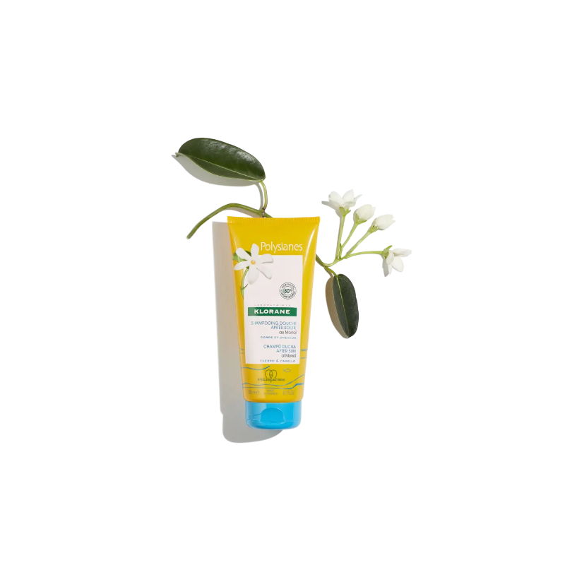 KLORANE POLYSIANES CHAMPÚ DUCHA AFTER SUN CUERPO Y CABELLO 200ML