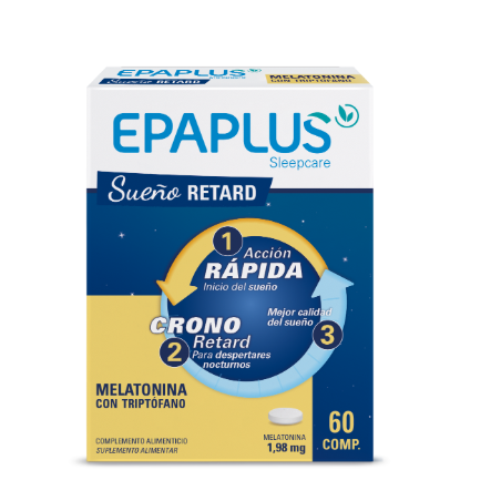 EPAPLUS MELATONINA RETARD CON TRIPTOFANO 60 COMPRIMIDOS EPAPLUS MELATONINA RETARD CON TRIPTOFANO 60 COMPRIMIDOS
