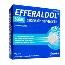 EFFERALDOL 500 mg EFERVESCENTE