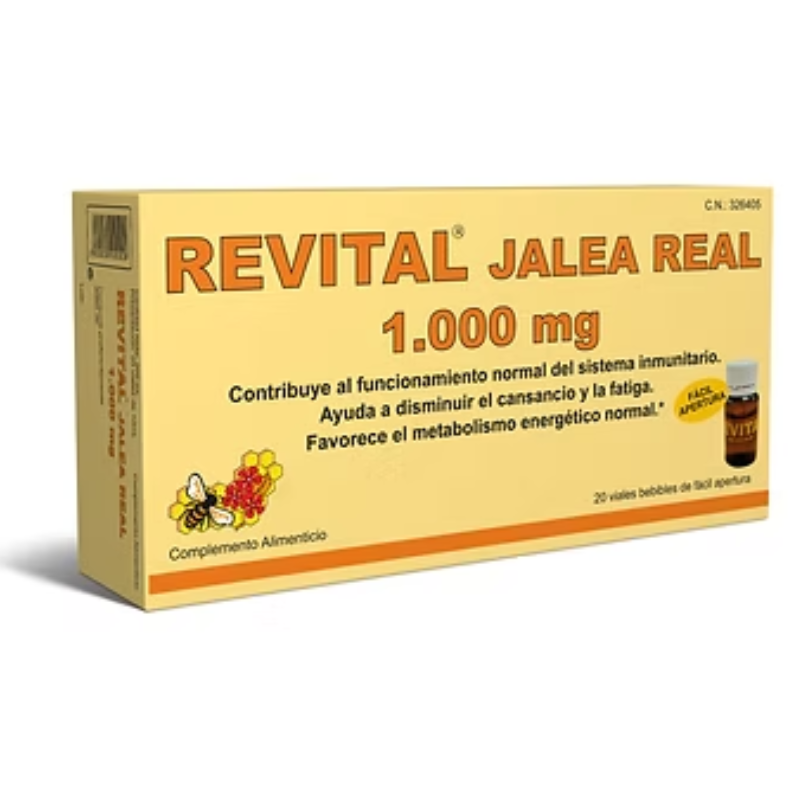 REVITAL JALEA REAL 1000MG  20 AMPOLLAS