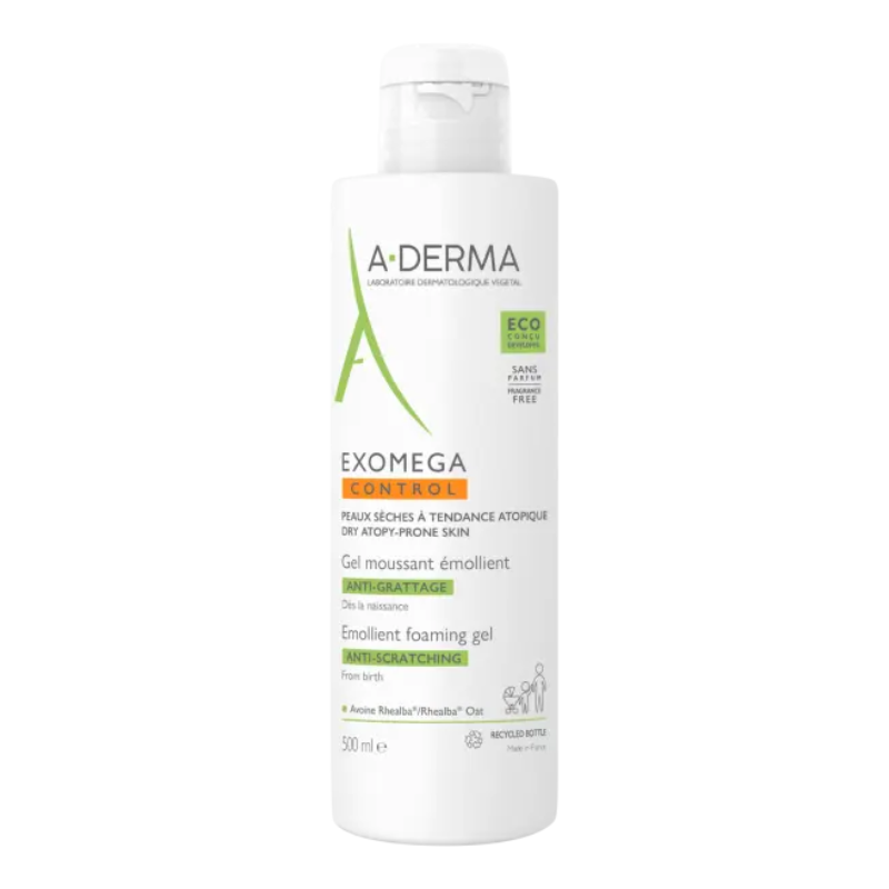 ADERMA EXOMEGA CONTROL GEL LIMPIADOR EMOLIENTE PIELES ATOPICAS 500ML ADERMA EXOMEGA CONTROL GEL LIMPIADOR EMOLIENTE PIELES ATOPICAS 500ML