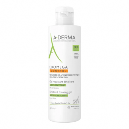 ADERMA EXOMEGA CONTROL GEL LIMPIADOR EMOLIENTE PIELES ATOPICAS 500ML ADERMA EXOMEGA CONTROL GEL LIMPIADOR EMOLIENTE PIELES ATOPICAS 500ML