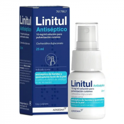 LINITUL ANTISEPTICO 10 MGML SOLUCION PARA PULVERIZACION CUTANEA