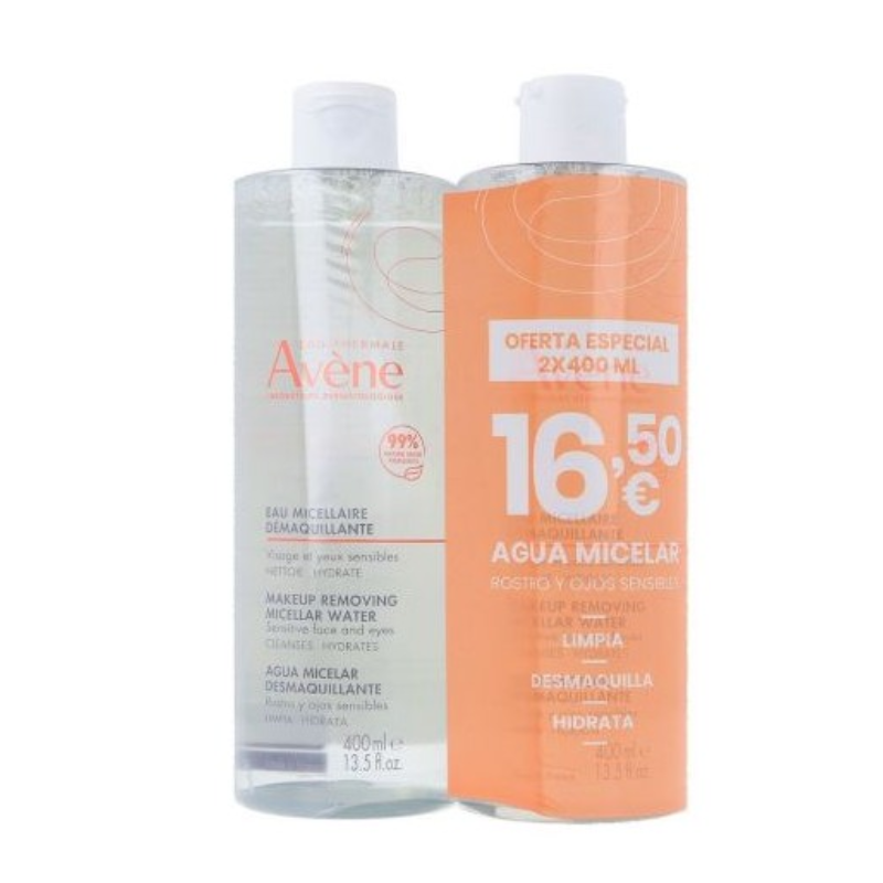 AVENE LOCIÓN MICELAR DUPLO 2x400ML