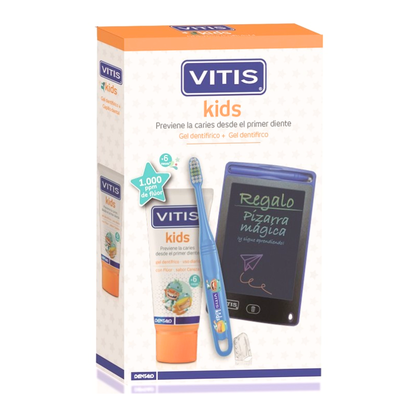 VITIS KIT KIDS CEPILLO + GEL DENTÍFRICO + REGALO
