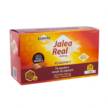 JUANOLA JALEA REAL PLUS ENERGY 1500MG 14 STICKS
