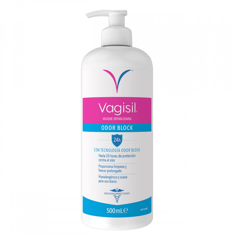 VAGISIL GEL ODOR BLOCK HIGIENE INTIMA DIARIA 500ML