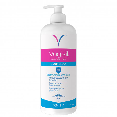 VAGISIL GEL ODOR BLOCK HIGIENE INTIMA DIARIA 500ML