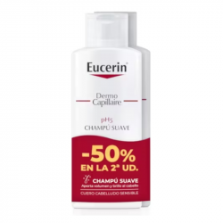 EUCERIN DERMO CAPILLAIRE PACK PH5 CHAMPÚ SUAVE 2x250ML
