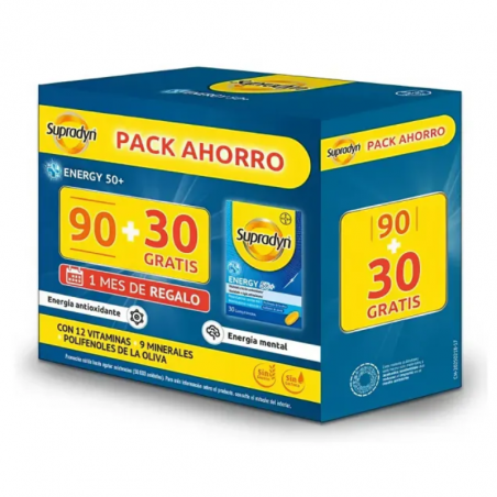 SUPRADYN ENERGY 50+ VITALIDAD Y ANTIOXIDANTE COMPRIMIDOS