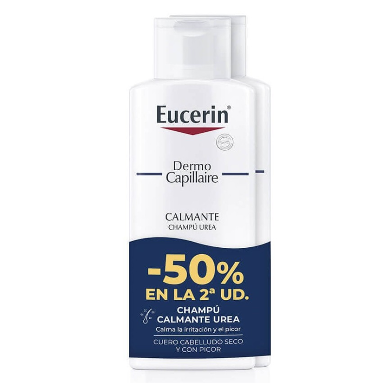 EUCERIN DERMOCAPILLAIRE PACK CALMANTE CHAMPÚ UREA 2x250ML