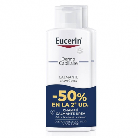 EUCERIN DERMOCAPILLAIRE PACK CALMANTE CHAMPÚ UREA 2x250ML