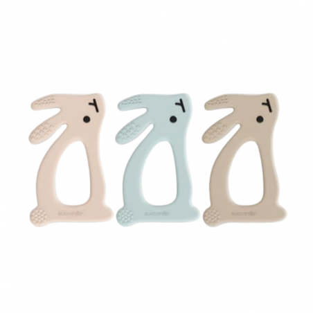 SUAVINEX MORDEDOR SILICONA CONEJITO 0 MESES 1U