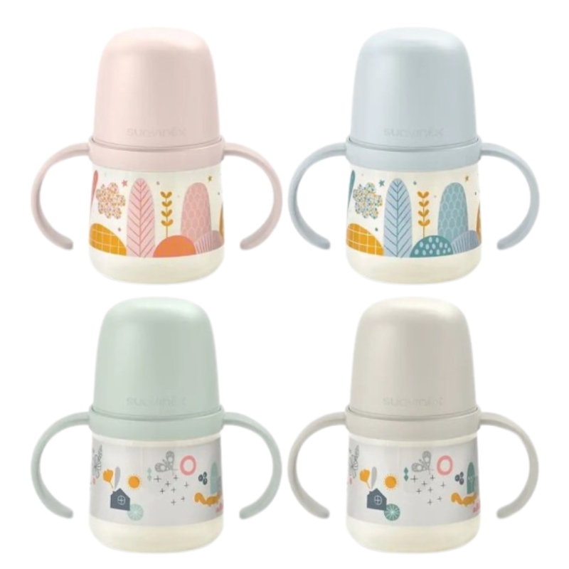 SUAVINEX BIBERÓN CON ASAS Y BOQUILLA SILICONA 150ML