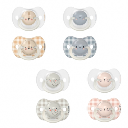 SUAVINEX CHUPETE NIGHT & DAY 6-18 M SILICONE 2U