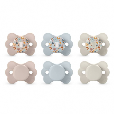 SUAVINEX SELECTION CHUPETE WONDER BUTTERFLY SILICONA FISIOLOGICO 0-6M 1U