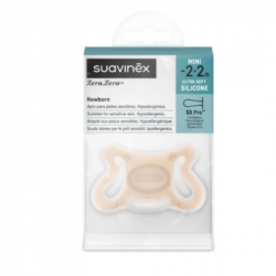 SUAVINEX ZERO ZERO CHUPETE SILICONA FISIOLÓGICO SX PRO MINI -2 A 2 MESES 1U