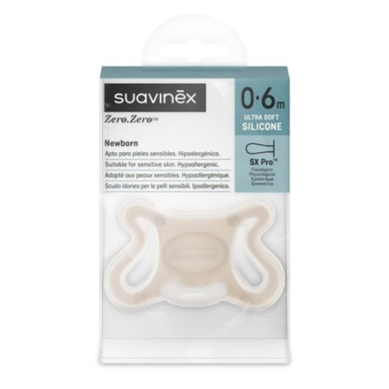 SUAVINEX ZERO ZERO CHUPETE SILICONA FISIOLÓGICO SX PRO 0-6 MESES 1U