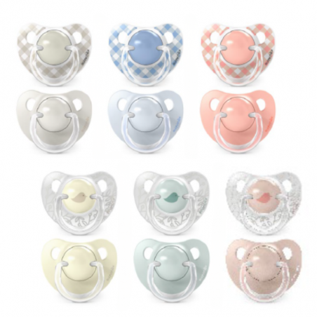 SUAVINEX PACK 2 CHUPETES SILICONA ANATÓMICA SX PRO 0-6M