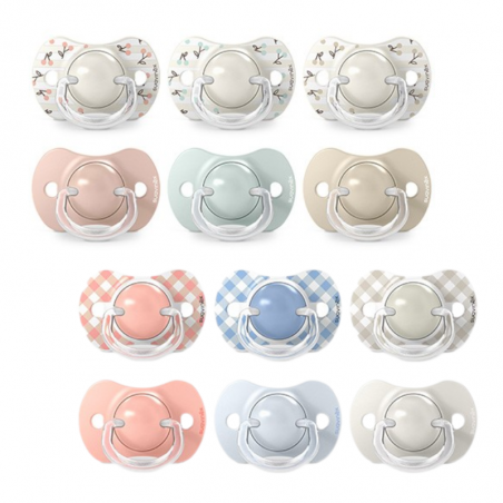 SUAVINEX PACK 2 CHUPETES SILICONA FISIOLÓGICO SX PRO 0-6 MESES