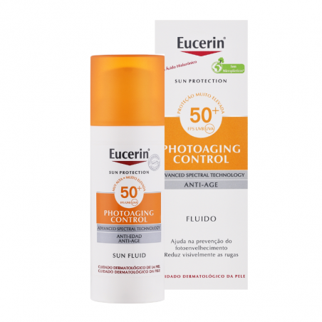 EUCERIN SUN PHOTOAGING CONTROL FLUIDO ANTI-EDAD SPF50+ 50ML