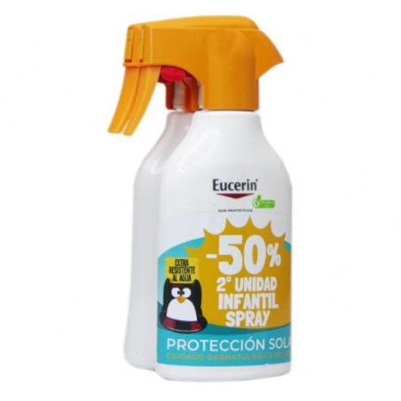 EUCERIN SUN KIDS PACK SENSITIVE PROTECT TRIGGER SPRAY SPF50 2x250ML