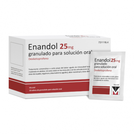 ENANDOL 25 MG GRANULADO PARA SOLUCIÓN ORAL