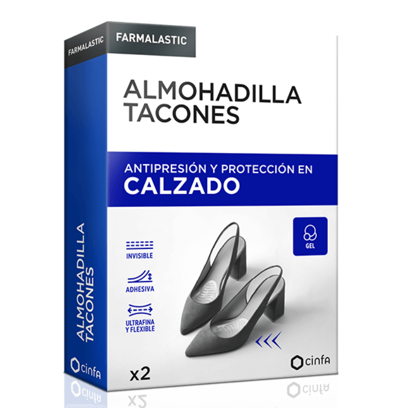FARMALASTIC ALMOHADILLA TACONES 2U