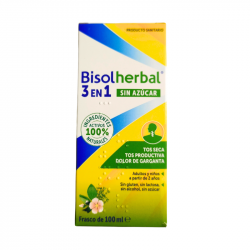 BISOLHERBAL 3 EN 1 JARABE SIN AZÚCAR 100ML