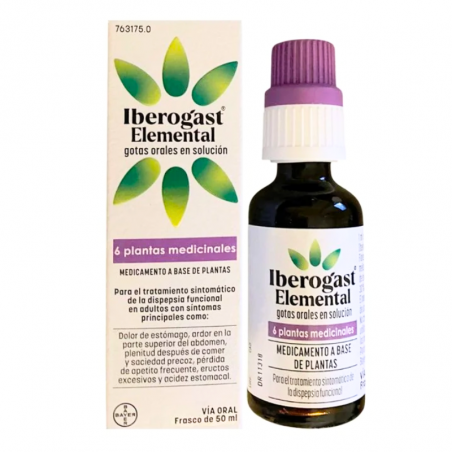 IBEROGAST ELEMENTAL GOTAS ORALES EN SOLUCION