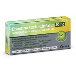 EBASTINA FORTE CINFALAB 20 MG COMPRIMIDOS RECUBIERTOS CON PELÍCULA