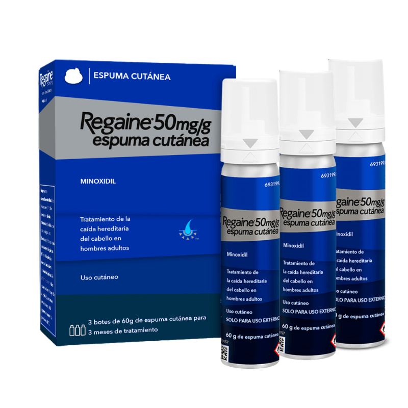 REGAINE 50mg/g ESPUMA CUTÁNEA