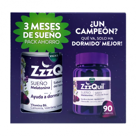 ZZZQUIL NATURA MELATONINA GOMINOLAS SABOR FRUTAS DEL BOSQUE