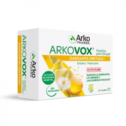 ARKOVOX PASTILLAS MIEL-LIMON SIN AZUCAR 24U