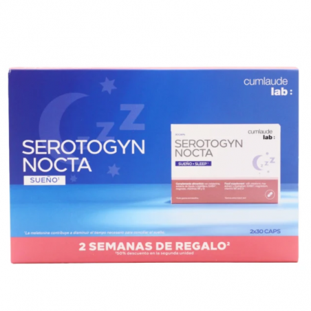 CUMLAUDE LAB SEROTOGYN NOCTA PACK 2x30 CAPSULAS
