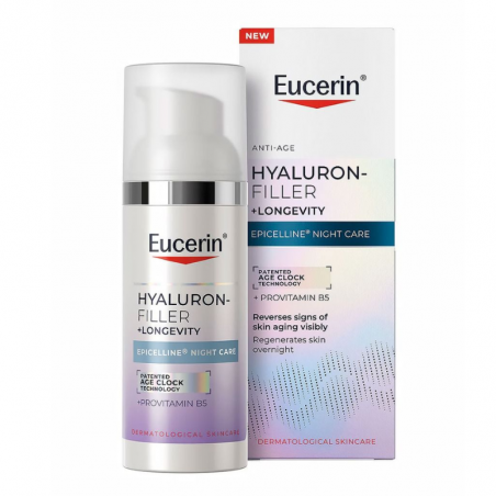 EUCERIN HYALURON FILLER+ LONGEVITY EPIGENETIC CREMA DE NOCHE 50ML