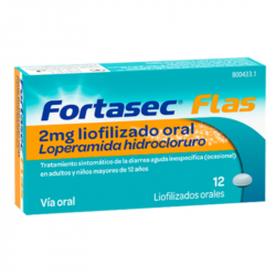FORTASEC FLAS 2 MG LIOFILIZADOS ORALES