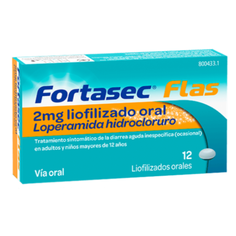 FORTASEC FLAS 2 MG LIOFILIZADOS ORALES