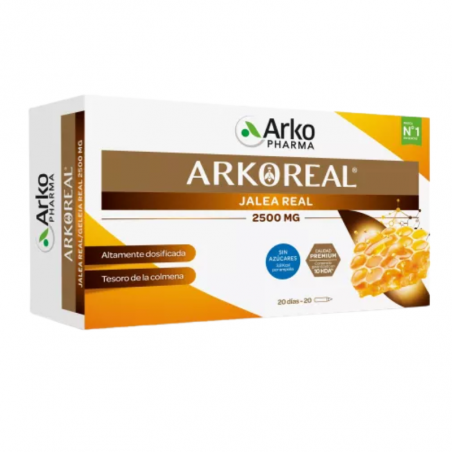 ARKOREAL JALEA REAL 2500MG SIN AZUCAR 2O AMPOLLAS