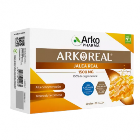ARKOREAL JALEA REAL 1500MG SIN AZÚCAR 2O AMPOLLAS