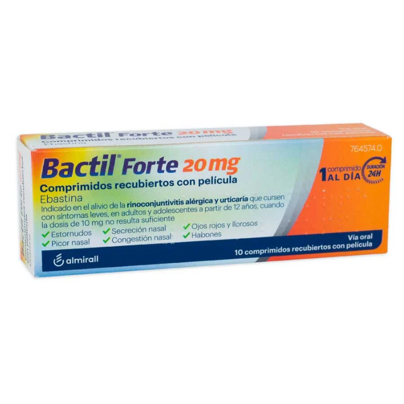 BACTIL FORTE 20MG COMPRIMIDOS RECUBIERTOS