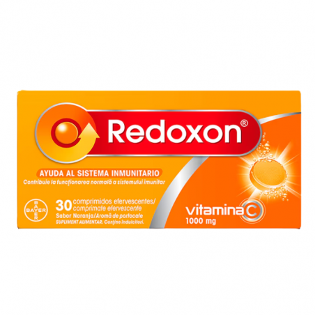 REDOXON VITAMINA C DEFENSAS SABOR NARANJA 30 COMPRIMIDOS EFERVESCENTES