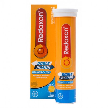 REDOXON DOBLE ACCIÓN EFERVESCENTE NARANJA - 15 comprimidos REDOXON DOBLE ACCIÓN EFERVESCENTE NARANJA - 15 comprimidos