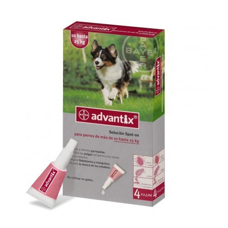 ADVANTIX PIPETAS PERROS 10-25KG