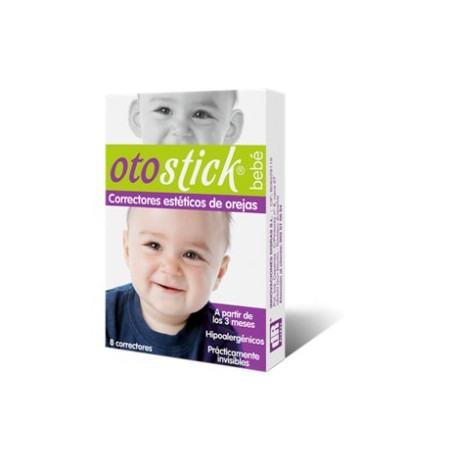 3 Cajas Pack Otostick Bebé 8 Uds + Gorro. Corrector Orejas. Ear Corrector.