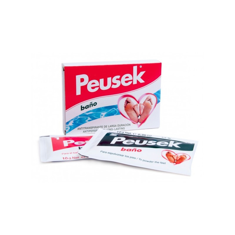 PEUSEK BAÑO DESODORANTE 2 SOBRES 